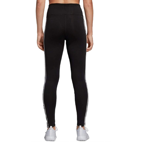 Adidas Design 2 Move 3-Stripe High-Rise Running Yoga Tights - Black SMALL - Picture 2 of 4